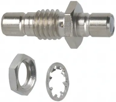 TE Connectivity HF Adapter, 50 Ω, Gerade, 4GHz Buchse Buchse, Koaxial Nennspannung