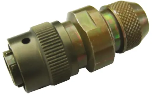 Produktfoto 1 von Glenair VG95328 14 Miniature Rundsteckverbinder Stecker 5-polig Stecker 7.5A Kabel IP40