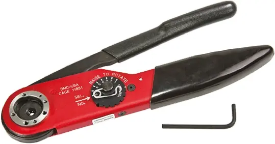 Produktfoto 1 von Glenair VM8 - hand ratcheting crimp tool frame only Crimp-Systemzange
