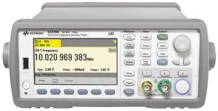 Produktfoto 1 von Keysight Technologies 53220A Frequenzzähler 12 Digits / 350 MHz, ISO-kalibriert