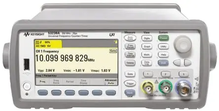 Produktfoto 1 von Keysight Technologies 53230A Frequenzzähler 12 Digits 0 Hz / 350 MHz, BNC, ISO-kalibriert