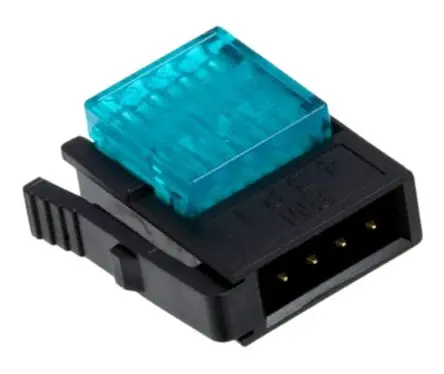 Produktfoto 1 von 3M 371 IDC-Steckverbinder Stecker, Gerade, 4-polig Kabel / 1-reihig, Raster 2 mm