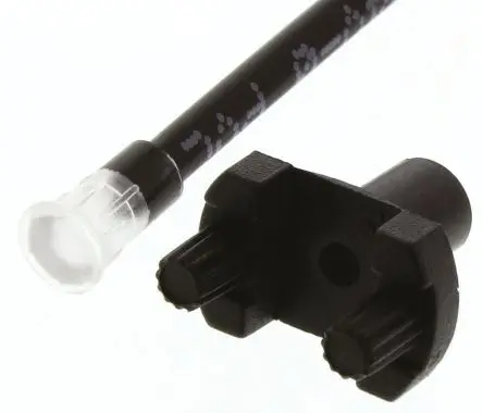 Produktfoto 1 von Bivar LED-Lichtleiter Flexibel, 1 Gerade LED lichtdurchlässig Klar, Oberfläche 6 x 4 mm