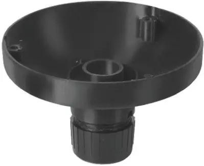 Produktfoto 1 von Werma 883 Adapter Schwarz, für 280 Signalleuchten, Rohradapter, Glühlampe