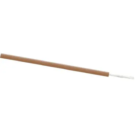 Produktfoto 1 von Lapp Einzeladerleitung 0,52 mm², 22 AWG 100m Braun PVC isoliert Ø 2.5mm UL1015