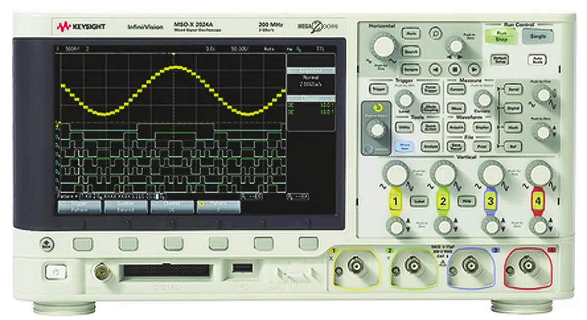 Produktfoto 1 von Keysight InfiniiVision 2000 X DSOX2014A Speicher Tisch Oszilloskop 4-Kanal Analog 100MHz USB