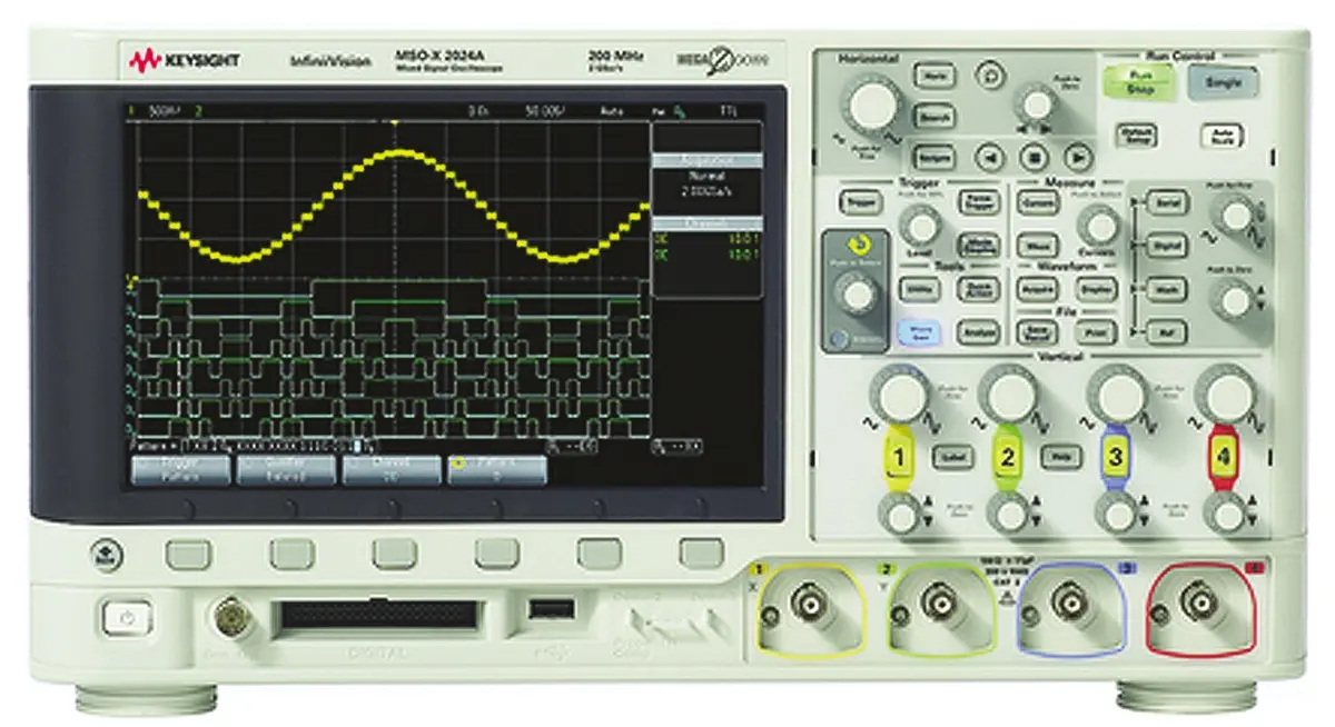 Produktfoto 1 von Keysight InfiniiVision 2000 X DSOX2012A Speicher Tisch Oszilloskop 2-Kanal Analog 100MHz USB