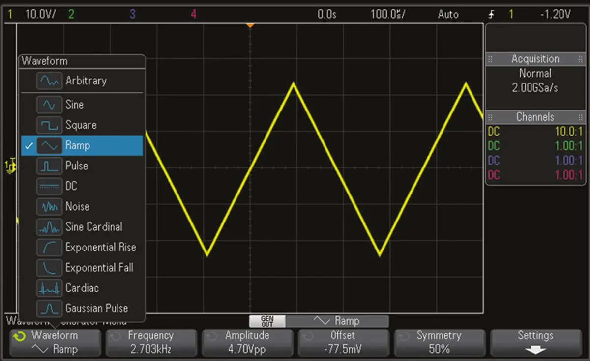 Produktfoto 1 von Keysight Technologies Funktionsgenerator, Funktionsgenerator für InfiniiVision 3000 X