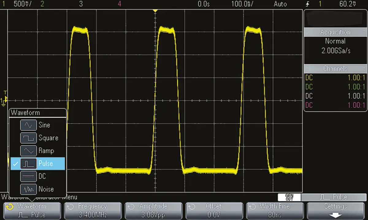 Produktfoto 1 von Keysight Technologies Funktionsgenerator, Funktionsgenerator für InfiniiVision 2000 X