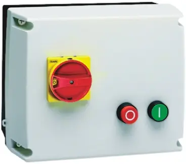 Produktfoto 1 von RS PRO Stern-Dreieck-Starter 3-phasig 30 KW, 230 V ac / 32 → 38 A