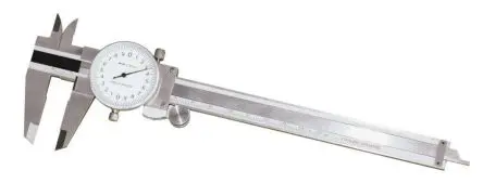 Produktfoto 1 von RS PRO 150 mm Analog Zählscheibe Metrisch Messschieber / ±0.03 mm 0.02 mm