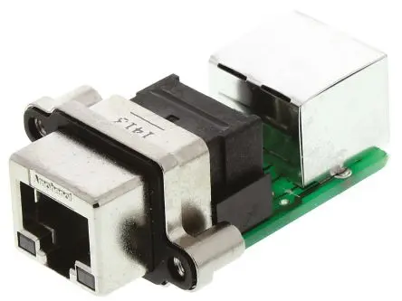 Produktfoto 1 von Amphenol Communications Solutions MRJ Innen/Innen Cat5e RJ45-Steckverbinder, 2-Port 8-polig Ungeschirmt