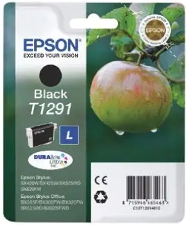 Produktfoto 1 von Epson T1291 Tintenpatrone für SX535WD, WF-7015, SX620FW, BX925FWD, BX305F, BX320FW, SX525WD, B42WD, BX535WD, BX625FWD,