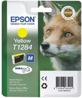Produktfoto 1 von Epson T1284 Tintenpatrone für SX420W, S22, SX445W, SX125, BX305FW, BX305F, SX130, SX435W, BX305FW+, SX235W, SX425W Gelb