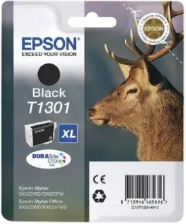 Produktfoto 1 von Epson T1301 Tintenpatrone für BX935FWD, BX925FWD, BX635FWD, BX630FW, B42WD, WF-7525, WF-7515, BX625FWD, SX535WD,
