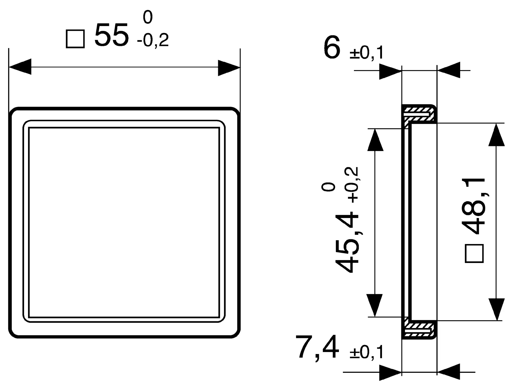 Produktfoto 1 von Crouzet Adapter für  Elektromechanischer Stundenzähler