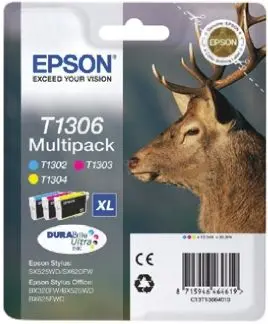 Produktfoto 1 von Epson T1306 Tintenpatrone für BX625FWD, BX635FWD, BX925FWD, SX525WD, B42WD, BX535WD, BX935FWD, SX620FW, SX535WD,