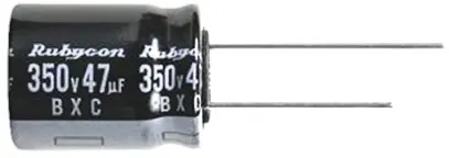 Produktfoto 1 von Rubycon BXC, THT Aluminium-Elektrolyt Kondensator 33μF ±20% / 450V dc, Ø 16mm x 25mm, bis 105°C