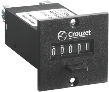 Produktfoto 1 von Crouzet CIM36 Mechanisch Zähler Manuell 5-stellig Stunden 24 Vdc 99999