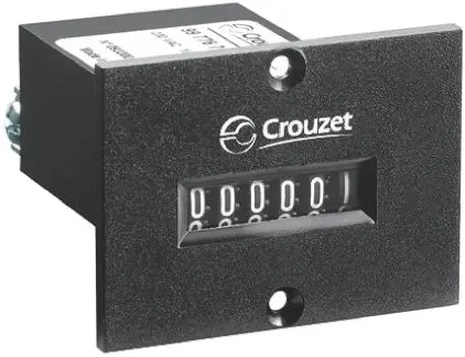 Produktfoto 1 von Crouzet CIM36 Mechanisch Zähler Keine Rückstellung 6-stellig Stunden 110 Vdc 999999