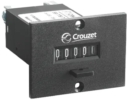 Produktfoto 1 von Crouzet CIM36 Mechanisch Zähler Manuell 5-stellig Stunden 24 Vdc 99999