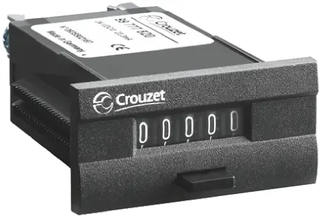 Produktfoto 1 von Crouzet CIM24 Mechanisch Zähler Manuell 5-stellig Impulse 230 Vac 99999