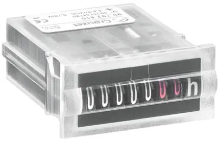 Produktfoto 1 von Crouzet CHM15 Mechanisch Addier Zähler Keine Rückstellung 7-stellig Stunden 35 Vdc 99999,99