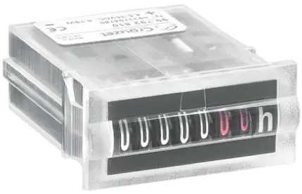Produktfoto 1 von Crouzet CHM15 Stundenzähler Addier Zähler Mechanisch Keine Rückstellung 7-stellig 35V dc