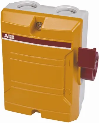 Produktfoto 1 von ABB BWS Trennschalter 3-polig 16A Schließer