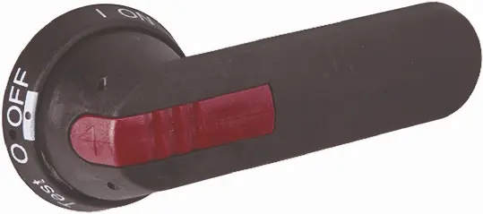 Produktfoto 1 von ABB Schwarz OH Drehgriff für OT-Serie 3-fach abschließbar, IP65