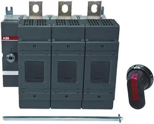 Produktfoto 1 von ABB OS250B Sicherungsschalter-Trennschalter / 3-polig 1250 A 1250 A, B1-B3 Sicherungsgröße, 3 phasig