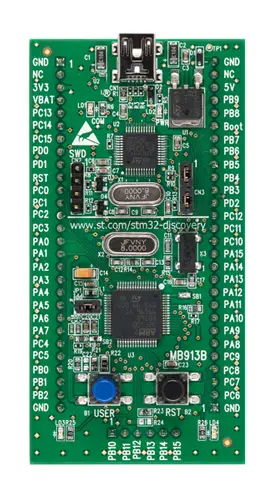 Produktfoto 1 von STMicroelectronics Discovery MCU, Entwicklungskit Entwicklungstool Microcontroller ARM Cortex M3 STM STM32F100RBT6