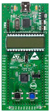 Produktfoto 1 von STMicroelectronics Discovery MCU, Entwicklungskit Entwicklungstool Microcontroller STM8 STM STM8L152C6T6