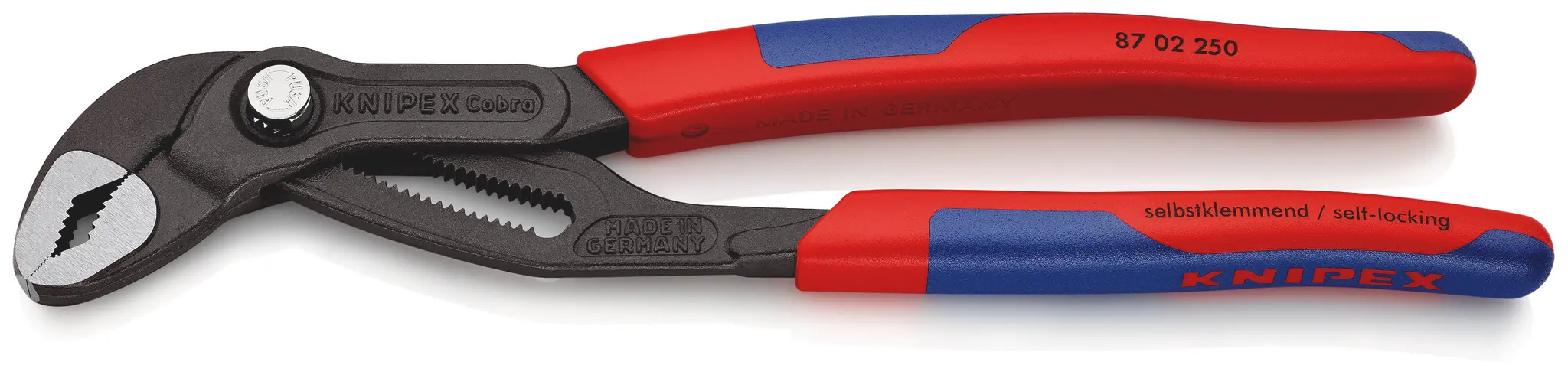 Produktfoto 1 von Knipex Cobra® Wasserpumpenzange / Backen 46mm Nicht parkend 250 mm