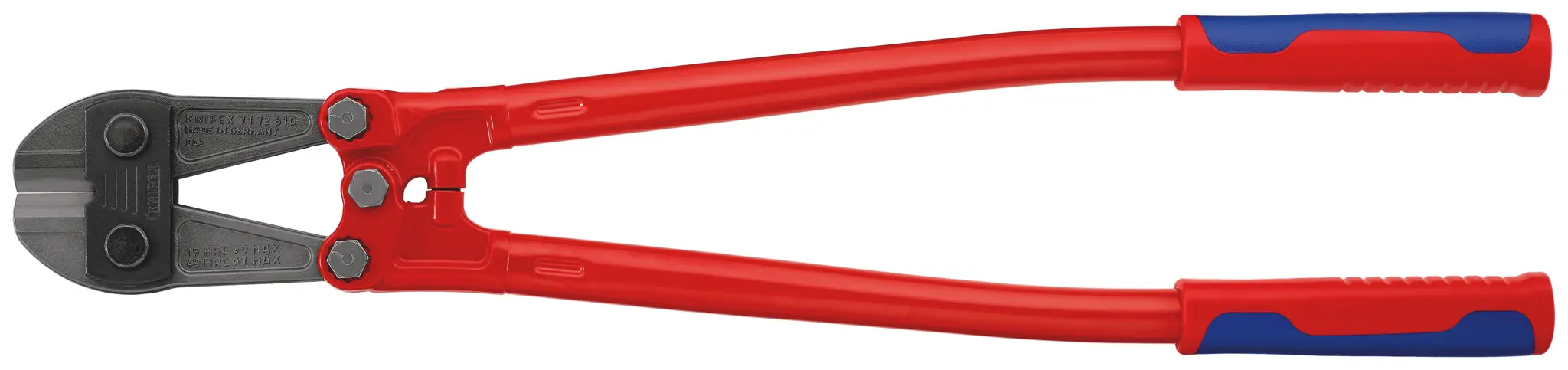 Produktfoto 1 von Knipex Kompakter Bolzenschneider, Mehrkomponenten, Pulverbeschichtetes Stahlrohr 610 mm Chrom Vanadium Stahl,