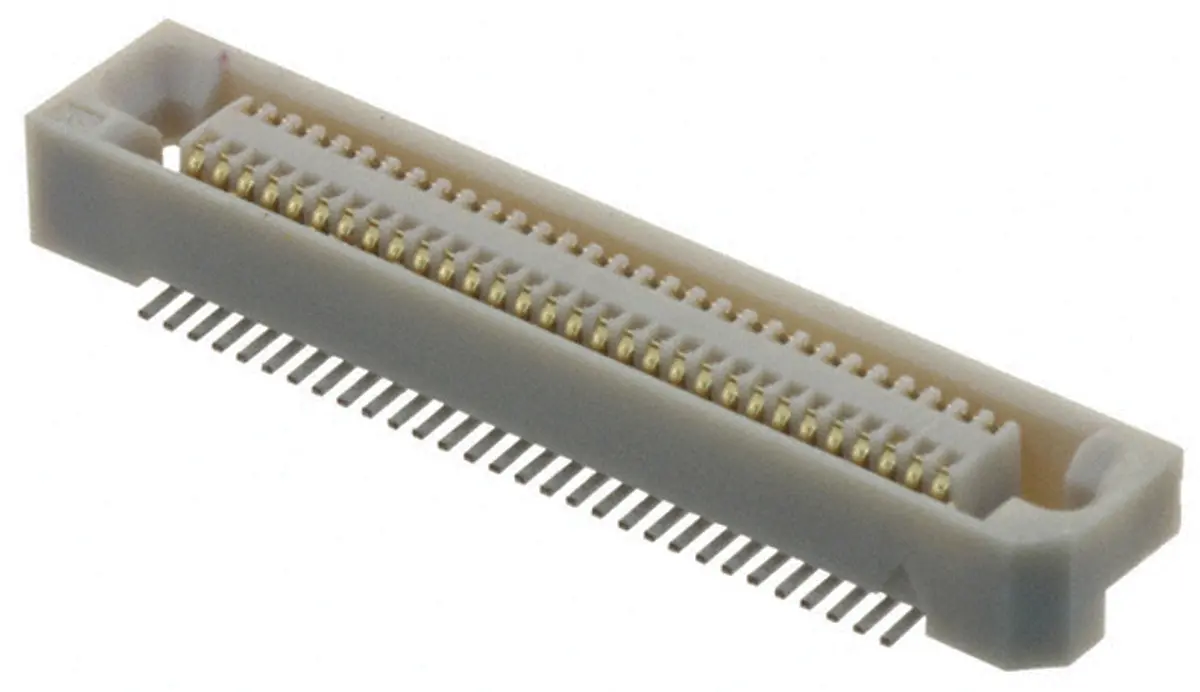 Produktfoto 1 von Hirose FX6 Leiterplattenbuchse Gerade Oberfläche 60-polig / 2-reihig, Raster 0.8 mm Lot