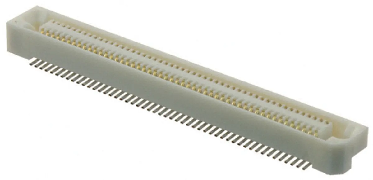 Produktfoto 1 von Hirose FX6 Leiterplattenbuchse Gerade Oberfläche 100-polig / 2-reihig, Raster 0.8 mm Lot