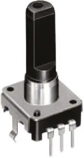 Produktfoto 1 von Alps Alpine Drehgeber 12 Impulse/Umdrehung Impulse/U Inkrementalgeber, mit 6 mm, Flachschaft, Digital Rechteck-Signal,