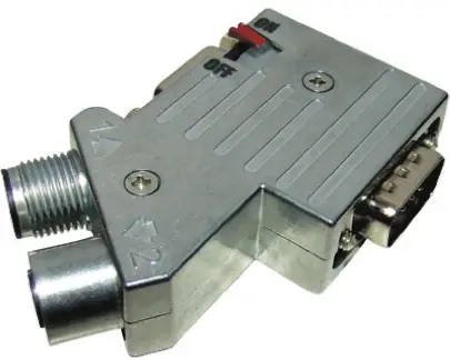 Produktfoto 1 von Provertha D-Sub-Steckverbinder 35 °, 9-polig, Kabel