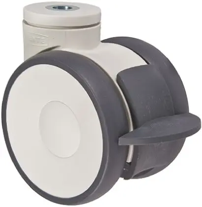 Produktfoto 1 von Tente Drehbar Rolle, Rad ø 100 mm, 100 kg, Ges H. 119 mm, Rad B. 20 mm