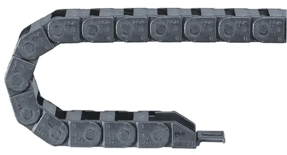 Produktfoto 1 von Igus e-chain Schwarz, 27 mm x 10.5 mm Igumid G, Länge 1 m 38 mm