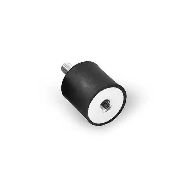 Produktfoto 1 von FIBET Gummi Vibrationsdämpfer, Außen-/Innengewinde Puffer M4, Ø 10mm x 8mm