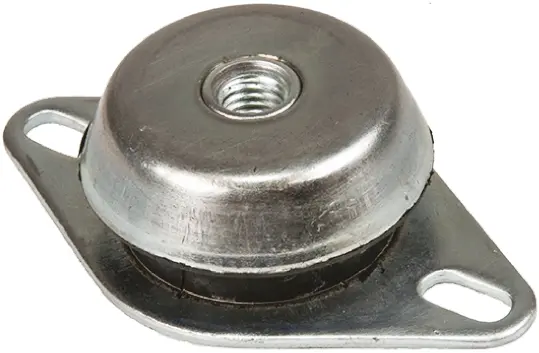 Produktfoto 1 von FIBET Gummi Vibrationsdämpfer, Maschinenfuß M12, Ø 63mm x 34mm