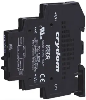 Produktfoto 1 von Sensata Crydom Halbleiter-Interfacerelais, 6 A Effektivwert max., DIN-Schienen 4 Vdc min. 600 V Effektivwert max. /