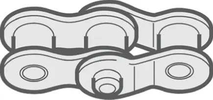 Produktfoto 1 von Renold, Rollenketten-Verbindungsglied, Typ Rollverschluss