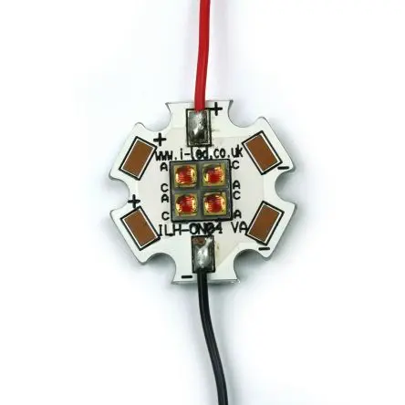 Produktfoto 1 von Intelligent LED Solutions LED-Array OSLON4 PowerStar Gelb, 4-LEDs, Ø 20 mm Außen-ø 284 lm-Typ