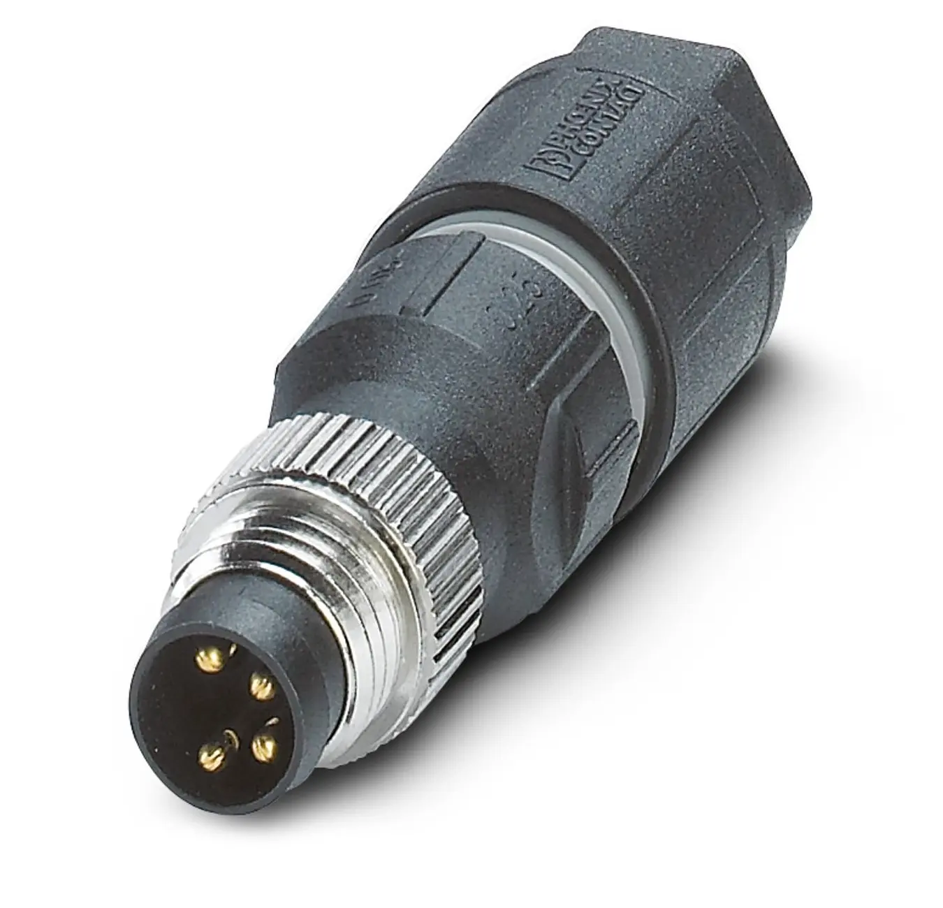 Produktfoto 1 von Phoenix Contact M8 M8 Rundsteckverbinder Stecker 4-polig Stecker 4A IP65, IP67
