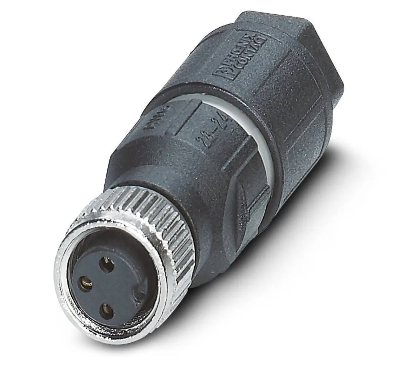 Produktfoto 1 von Phoenix Contact SACC M8 M8 Rundsteckverbinder Buchse 3-polig Buchse 4A Kabel IP65, IP67