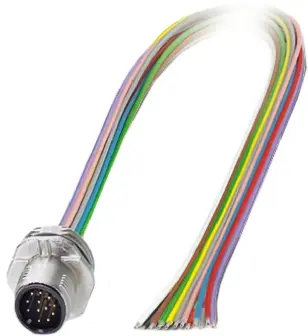 Produktfoto 1 von Phoenix Contact, 12-polig Sensor-Betätigungselementkabel, M12 Stecker 12 / Nicht abgeschlossen Nicht abgeschlossen,