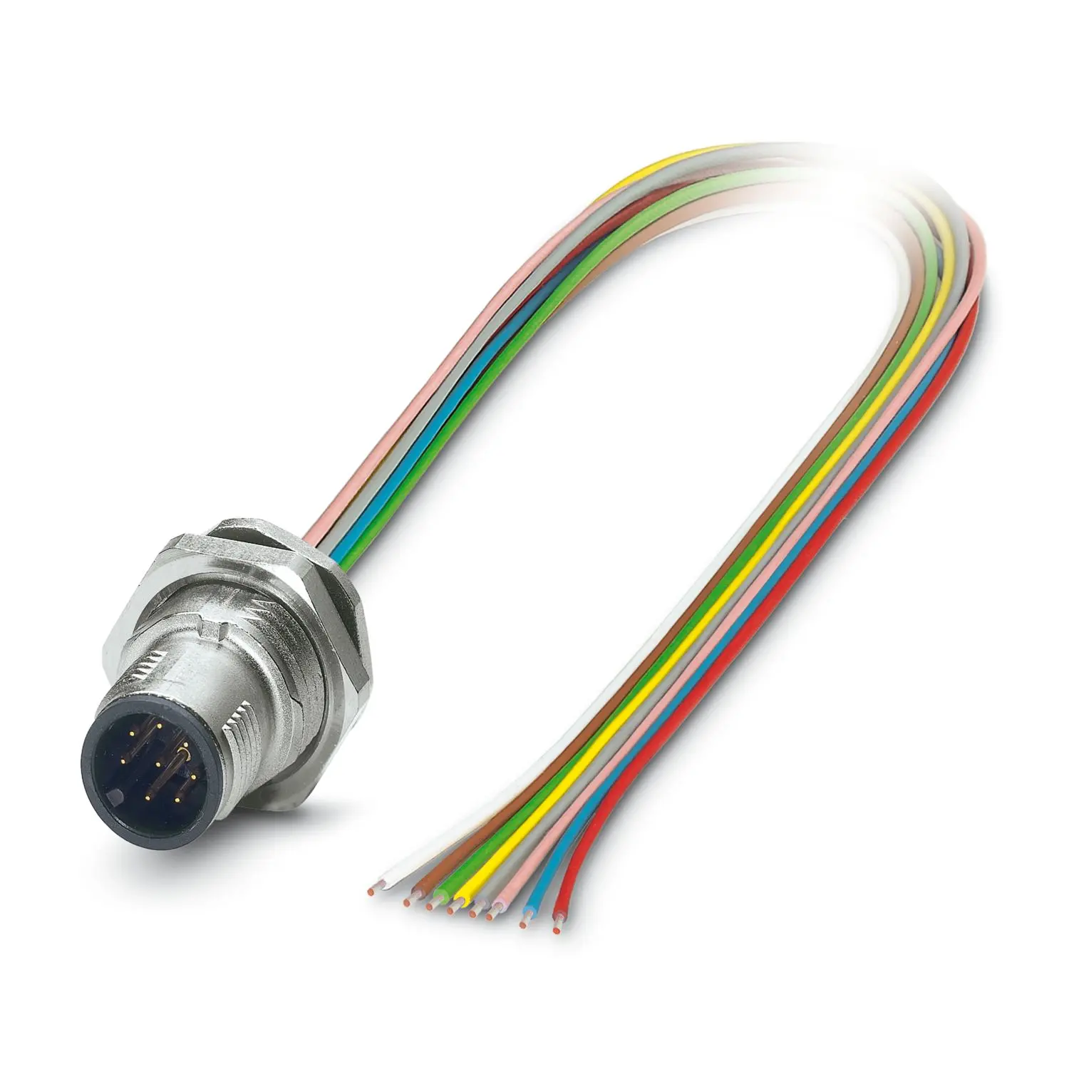 Produktfoto 1 von Phoenix Contact SACC-DSI, 3-polig Sensor-Betätigungselementkabel, M12, Gerade Stecker / M12 Stecker, Länge 500 mm